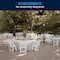 Flash Furniture Folding Chair, Wood, White XF-2901-WH-WOOD-GG - alternate 6